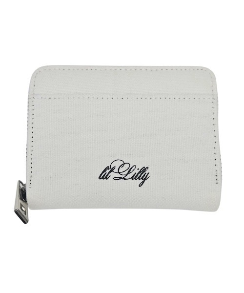 lilLilly（リルリリー）の「キャンバスフリルミニウォレット（財布・レディース・ブラック/ホワイト/ピンク・FREE）」の6枚目の写真