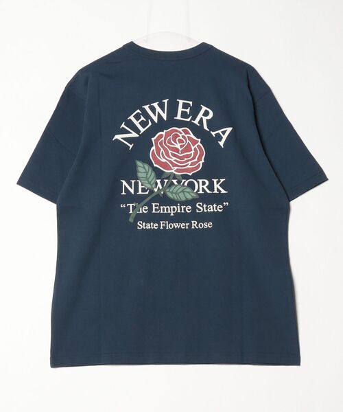 NEW ERA(ニューエラ)の「ニューエラ SS WAS CT TEE STATE FLOWER LNVY(Tシャツ/カットソー・メンズ・ネイビー・M/L/LL)」の2枚目の写真
