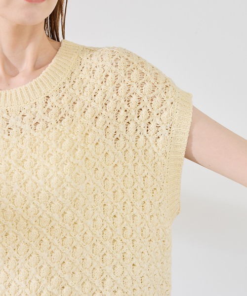 セール】ポップコーン編みニットベスト（ベスト）｜ROPE' PICNIC（ロペ