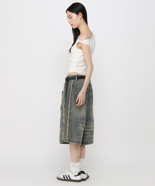 3.3 Field Trip （3.3フィールドトリップ）の「3.3 Field Trip／アシメワンショルT（Tシャツ/カットソー・レディース・ブラック/ホワイト/レッド・FREE）」の5枚目の写真