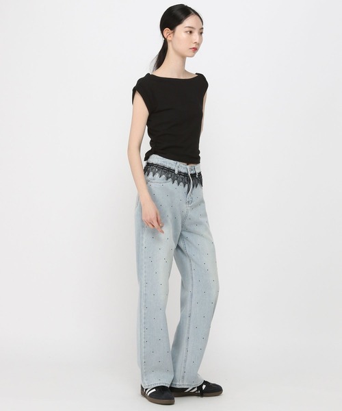 3.3 Field Trip （3.3フィールドトリップ）の「3.3 Field Trip／アシメワンショルT（Tシャツ/カットソー・レディース・ブラック/ホワイト/レッド・FREE）」の14枚目の写真