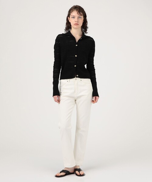 TOMORROWLAND （トゥモローランド）の「OLISTIC The Label CROCHET CARDIGAN（カーディガン/ボレロ・レディース・ブラック・S）」の2枚目の写真