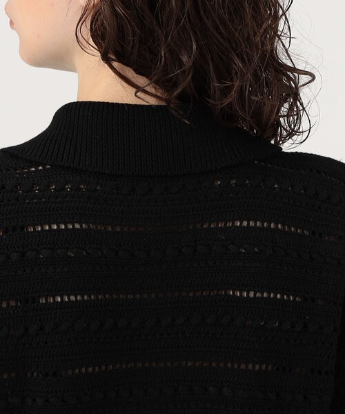 TOMORROWLAND （トゥモローランド）の「OLISTIC The Label CROCHET CARDIGAN（カーディガン/ボレロ・レディース・ブラック・S）」の7枚目の写真