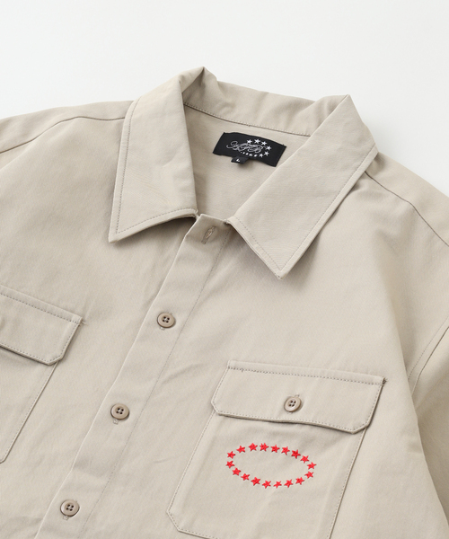 AFB（エーエフビー）の「AFB / エーエフビー SS WORK SHIRTS（シャツ/ブラウス・メンズ・ベージュ/ネイビー・MEDIUM/LARGE）」の7枚目の写真