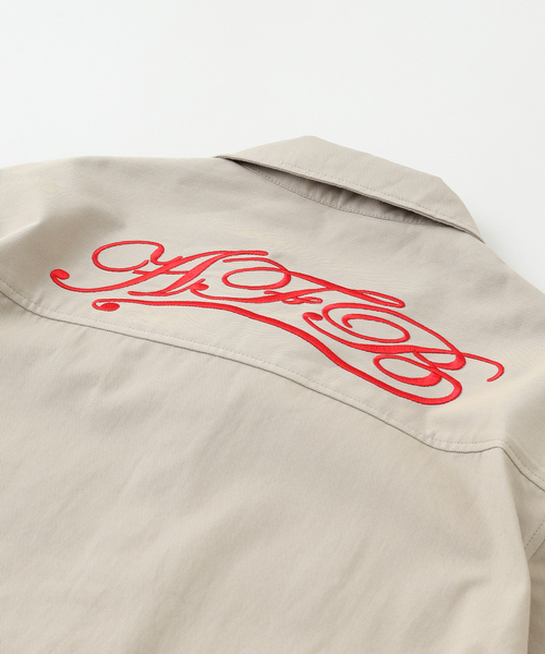 AFB（エーエフビー）の「AFB / エーエフビー SS WORK SHIRTS（シャツ/ブラウス・メンズ・ベージュ/ネイビー・MEDIUM/LARGE）」の11枚目の写真