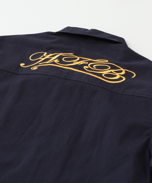 AFB（エーエフビー）の「AFB / エーエフビー SS WORK SHIRTS（シャツ/ブラウス・メンズ・ベージュ/ネイビー・MEDIUM/LARGE）」の12枚目の写真
