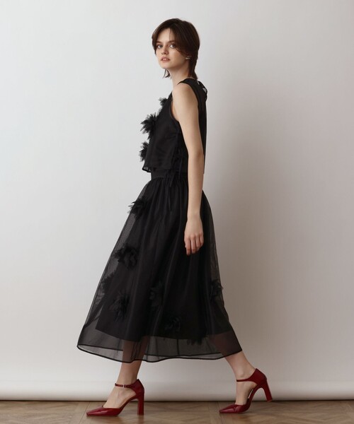 GRACE CONTINENTAL(グレースコンチネンタル)の「メッシュフラワートップ(その他トップス・レディース・ブラック/ホワイト・36/38)」の19枚目の写真