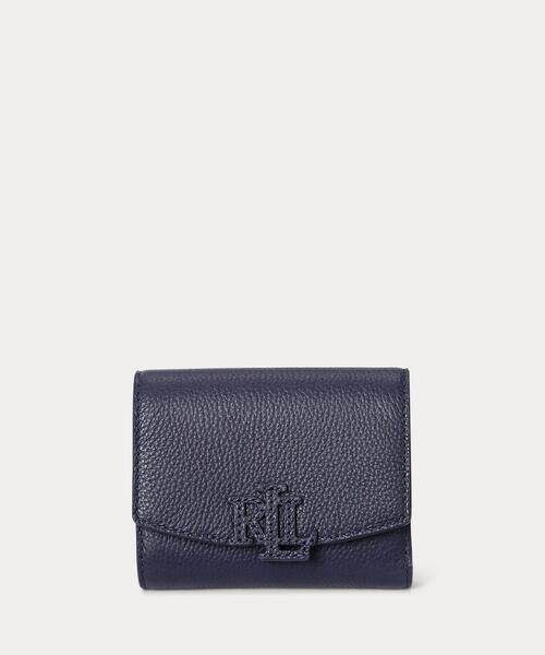 Lauren ペブルド スモール Cameryn フラップ ウォレット LAUREN RALPH LAUREN（ローレン ラルフ ローレン）の「ペブルド