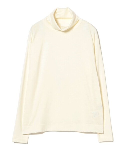 SLOANE(スローン)の「【別注】SLOANE / ウール タートルネック ロングスリーブ(Tシャツ/カットソー・レディース・ブラック/オフホワイト/ネイビー・1/2)」の2枚目の写真