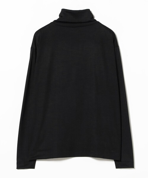 SLOANE(スローン)の「【別注】SLOANE / ウール タートルネック ロングスリーブ(Tシャツ/カットソー・レディース・ブラック/オフホワイト/ネイビー・1/2)」の5枚目の写真