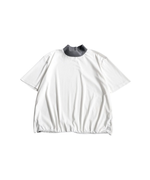 antiqua(アンティカ)の「異素材ハイネックカットソートップス(Tシャツ/カットソー・レディース・ホワイト/ブラック・ML/LXL/SM)」の16枚目の写真