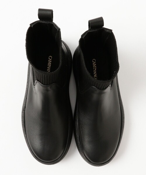 CAMINANDO（カミナンド）の「【1/1値下げ】CAMINANDO / アンクル リブ ブーツ（ブーツ・レディース・ブラック・8inch/7inch/6inch）」の6枚目の写真