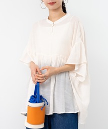 refinedworks | 【refinedworks】ギャザー × フレアシルエット が映える軽やか チュニック(シャツ/ブラウス)