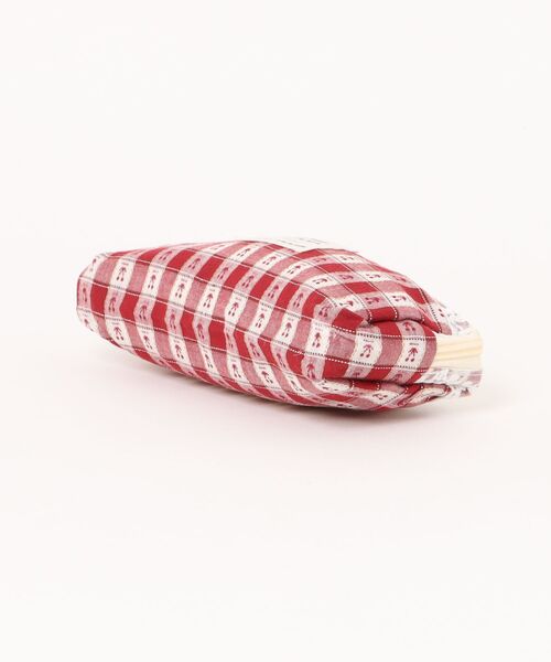 Mignonjour（ミニョンジュール）の「Mignonjour/さくらんぼチェック柄ペンケース M2773（ペン類・レディース・ブルー/グリーン/レッド・FREE）」の7枚目の写真
