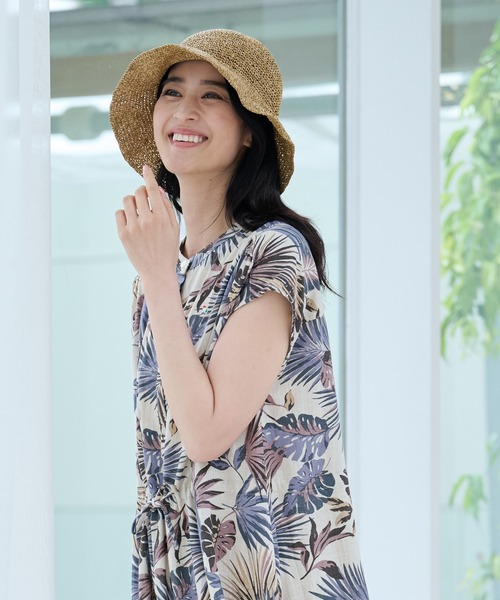 Arnold Palmer（アーノルドパーマー）の「雑材ハット（ハット・レディース・グレー/ネイビー/ベージュ/ブラウン・F）」の3枚目の写真