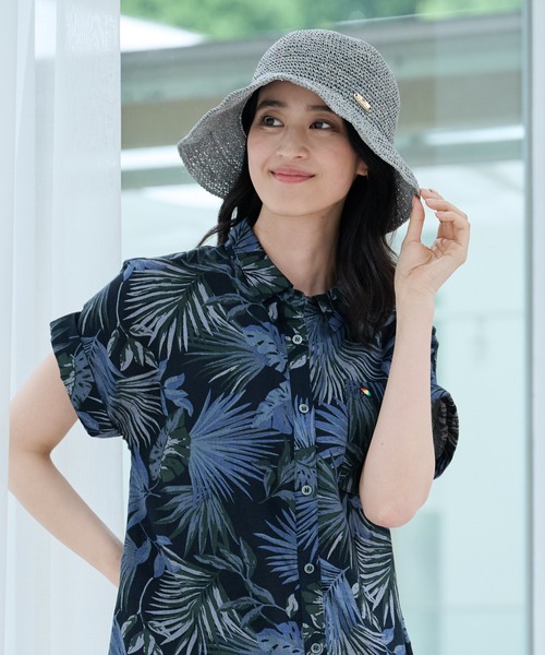 Arnold Palmer（アーノルドパーマー）の「雑材ハット（ハット・レディース・グレー/ネイビー/ベージュ/ブラウン・F）」の14枚目の写真