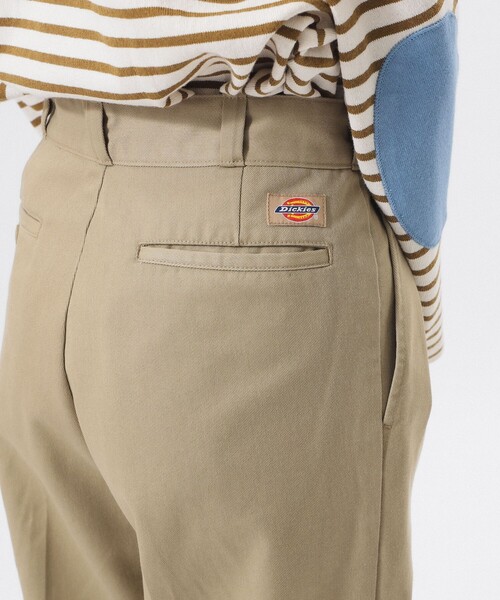 Dickies（ディッキーズ）の「【1/15再値下げ】【別注】Dickies / 2プリーツ パンツ（その他パンツ・レディース・ベージュ/ネイビー・SMALL/MEDIUM）」の5枚目の写真