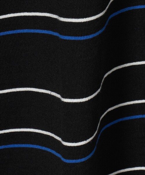 wonderland(ワンダーランド)の「<wonderland>ストライプ Tシャツ(Tシャツ/カットソー・メンズ・ライラック/ブラック・L/M)」の11枚目の写真