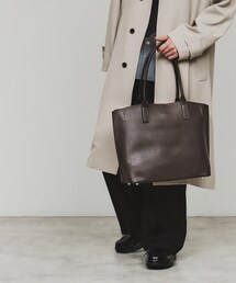 ✨超美品✨TAKEO KIKUCHI トートバッグ ビジネスバッグ オールレザー ONOFF兼用/13inch PC対応】オールレザー トートバッグ（トート