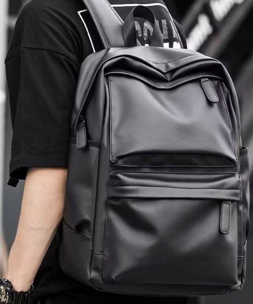 セール】フェイクレザースクエアバックパック/リュック（バックパック
