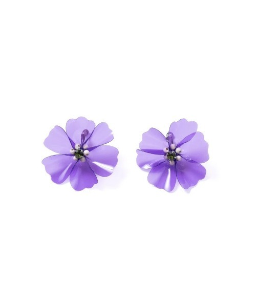 NON TOKYO BIJOU VINYL FLOWER PIERCED（ノントーキョー ビジュー
