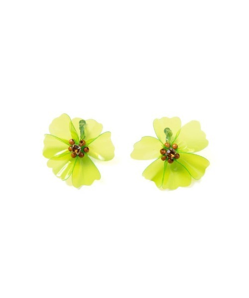 セール】NON TOKYO BIJOU VINYL FLOWER PIERCED（ノントーキョー