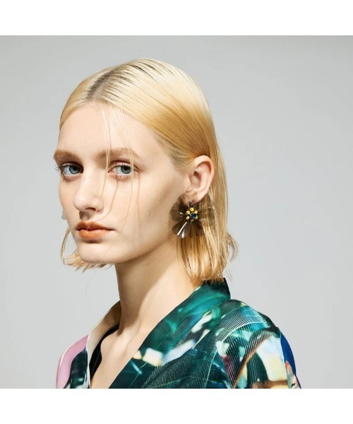 NON TOKYO BIJOU VINYL FLOWER PIERCED（ノントーキョー ビジュー