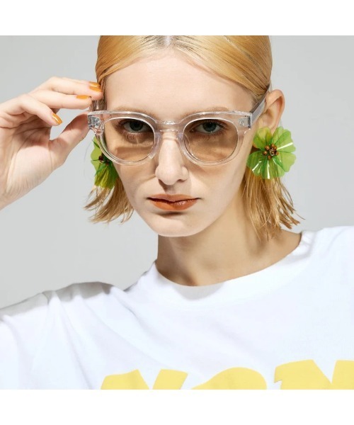 Kinetics（キネティクス）の「NON TOKYO BIJOU VINYL FLOWER PIERCED（ノントーキョー ビジュー ビニール フラワー ピアス）（ピアス（両耳用）・レディース・パープル/ブラック/グリーン・ONE SIZE）」の6枚目の写真