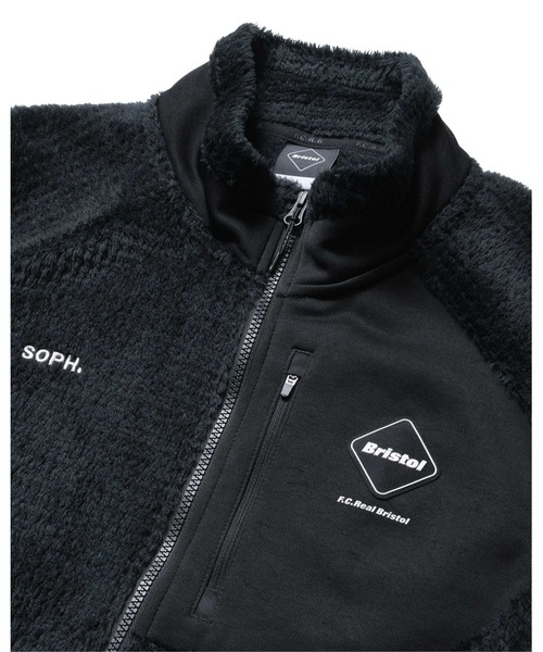F.C.Real Bristol（エフシーレアルブリストル）の「HYBRID FLEECE BLOUSON（ブルゾン・メンズ・ブラック/ベージュ・SMALL/X-LARGE/LARGE/MEDIUM/XX-LARGE）」の9枚目の写真