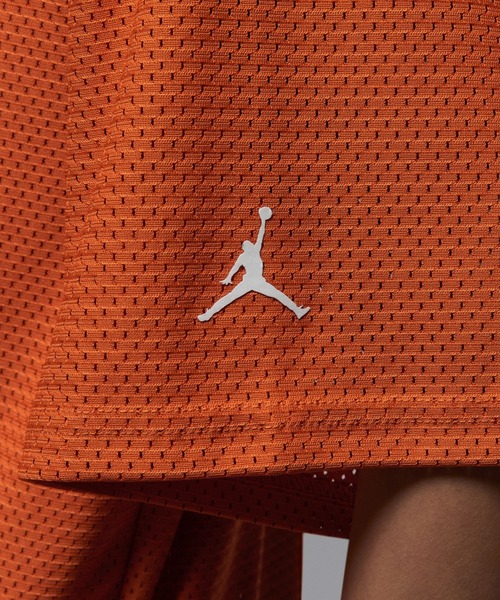JORDAN BRAND(ジョーダンブランド)の「JORDAN BRAND AS W J BRK SS MESH JRSY TOP / ジョーダン ブランド ウィメンズ ジョーダン メッシュ ジャージー トップ / NIKE【SP】(ジャージ・レディース・ブラック/オレンジ・L/M/S)」の10枚目の写真