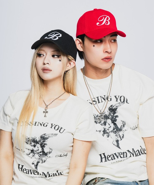 INTER FACTORY(インターファクトリー)の「Killin' me good - ロゴ刺繍キャップ made in INTER FACTORY【ユニセックス】(キャップ・レディース・ブラック/レッド・FREE)」の4枚目の写真