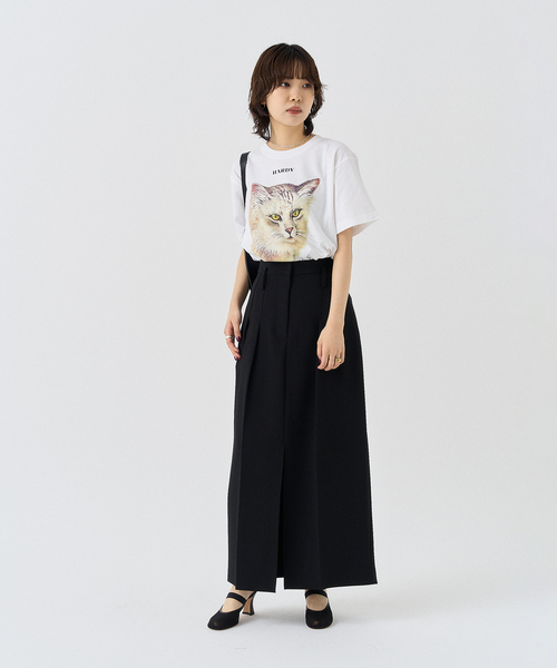 HARDY NOIR ☆ 64クロスタックフレアスカート ☆ 36 ☆ 極美品 HARDY NOIR ☆ 64クロスタックフレアスカート ☆ 36 ☆ 極美品