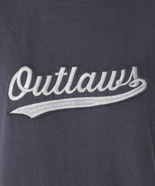 studio CLIP(スタディオクリップ)の「ワッペンロゴ刺繍Tシャツ(Tシャツ/カットソー・レディース・カーキ/ベージュ/ネイビー・FREE)」の4枚目の写真