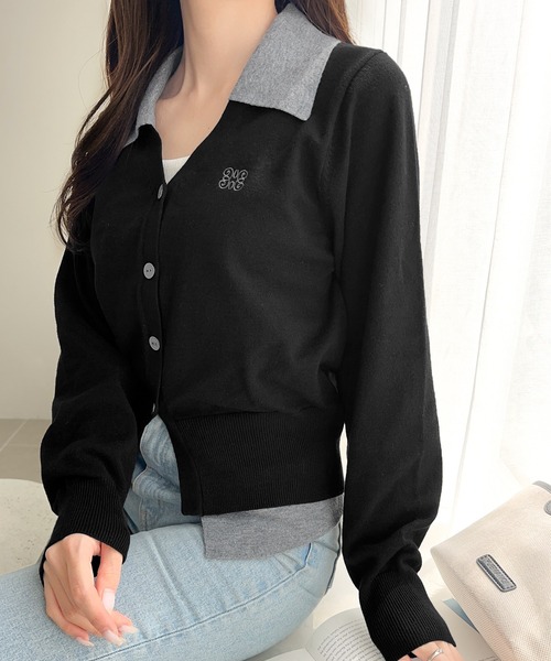 セール】【mily bilet】着るだけ完成、コーデ迷子にさよなら♪胸刺繍