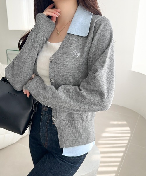 セール】【mily bilet】着るだけ完成、コーデ迷子にさよなら♪胸刺繍