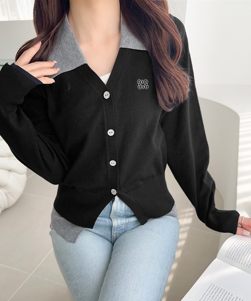 セール】【mily bilet】着るだけ完成、コーデ迷子にさよなら♪胸刺繍