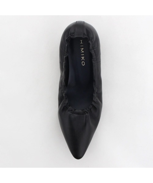 HIMIKO(ヒミコ)の「【HIMIKO】シャーリングフラットパンプス/651302(パンプス・レディース・シルバー/ブラック/グリーン・23.5cm/22.5cm/23.0cm/24.5cm/25.5cm/25.0cm/24.0cm/22.0cm/26.0cm)」の5枚目の写真