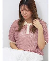 セール】「メッシュ」に該当するトップス（ピンク/桃色系