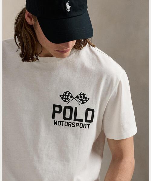 【Polo Ralph Lauren】スラブジャージー グラフィック Tシャツ POLO RALPH LAUREN tシャツ スタンダード フィット スラブ