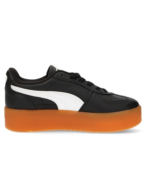 PUMA（プーマ）の「PUMA WMNS PALERMO ELEVATA LTH 400461-01（スニーカー・レディース・ブラック・24.5cm/24cm/23.5cm）」の2枚目の写真