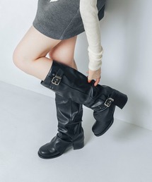 EVOL（イーボル）の「【S-LLサイズ展開・ふかふか】カバーエンジニアロングブーツ IZ5878（ブーツ）」