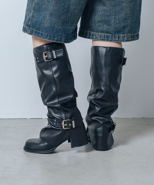 エンジニアブーツ S-LLサイズ展開・ふかふか】カバーエンジニアロングブーツ IZ5878