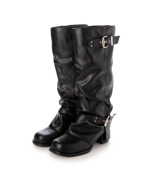 S-LLサイズ展開・ふかふか】カバーエンジニアロングブーツ IZ5878