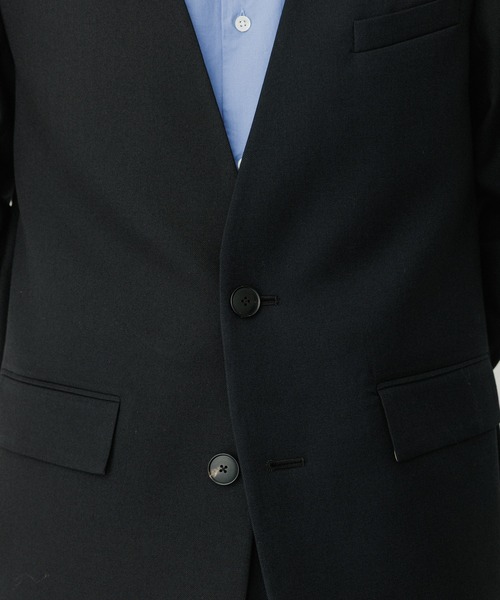 ADAM ET ROPE'(アダムエロペ)の「ハードクロス ノーカラージャケット / セットアップ対応(ノーカラージャケット・メンズ・ブラック/ブラウン系その他・M/L)」の17枚目の写真