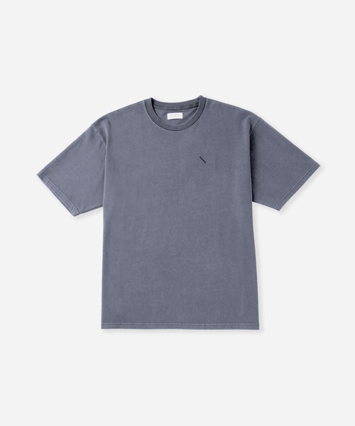 Saturdays NYC(サタデーズ ニューヨークシティ )の「Pigment Dyed Back Printed SS T-Shirt(Tシャツ/カットソー・メンズ・キナリ/チャコールグレー/ネイビー・L/M/XL/S)」の3枚目の写真