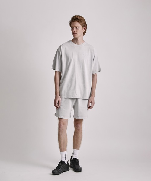 Saturdays NYC(サタデーズ ニューヨークシティ )の「Pigment Dyed Back Printed SS T-Shirt(Tシャツ/カットソー・メンズ・キナリ/チャコールグレー/ネイビー・L/M/XL/S)」の21枚目の写真