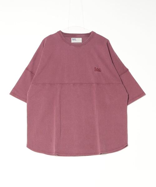 Lee(リー)の「LEE / ROUND HEM S/S TEE / LT3148(Tシャツ/カットソー・レディース・チャコールグレー/ワイン・X-LARGE)」の14枚目の写真