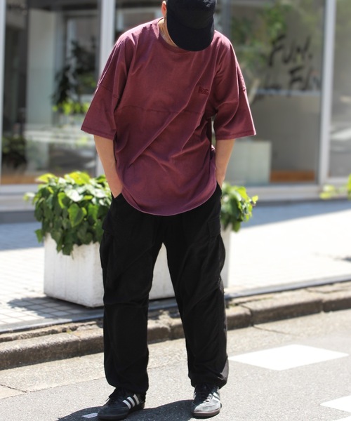 Lee(リー)の「LEE / ROUND HEM S/S TEE / LT3148(Tシャツ/カットソー・レディース・チャコールグレー/ワイン・X-LARGE)」の5枚目の写真