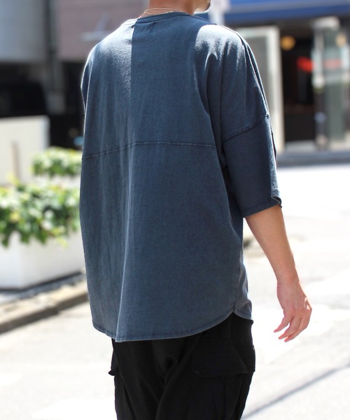 Lee(リー)の「LEE / ROUND HEM S/S TEE / LT3148(Tシャツ/カットソー・レディース・チャコールグレー/ワイン・X-LARGE)」の9枚目の写真