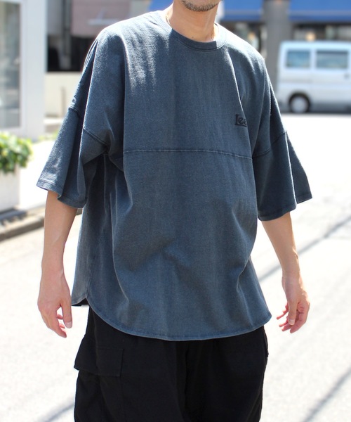 Lee(リー)の「LEE / ROUND HEM S/S TEE / LT3148(Tシャツ/カットソー・レディース・チャコールグレー/ワイン・X-LARGE)」の11枚目の写真